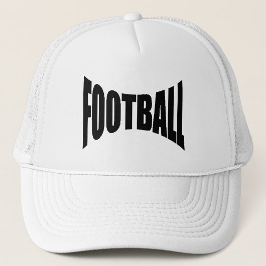 Witbrauwpatrijs FOOTBALL Trucker Pet (Voorkant)
