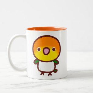 Witbuikcaique Tweekleurige Koffiemok