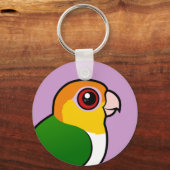 Witbuikpapegaai Sleutelhanger (Voorkant)