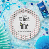 Witch 1st Birthday Papieren Bordje (Feest)