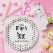 Witch 1st Birthday Papieren Bordje (Feest)