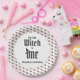 Witch 1st Birthday Papieren Bordje