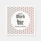 Witch 1st Birthday Servet (Voorkant)