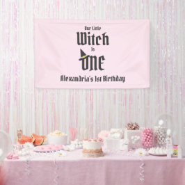 Witch 1st Birthday Spandoek