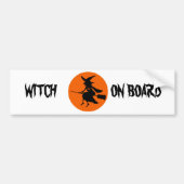 WITCH AAN BOORD BUMPERSTICKER (Voorkant)