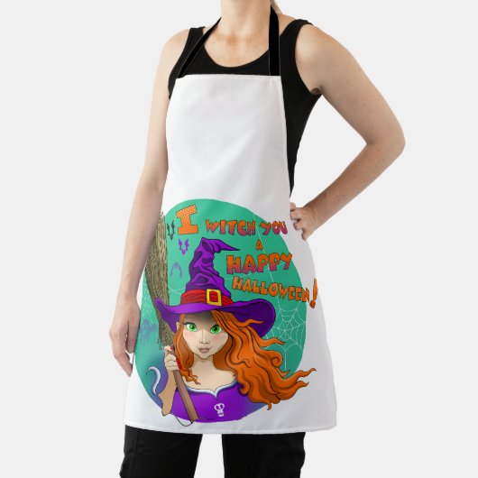 Witch All-Over Print Schort (Insitu)