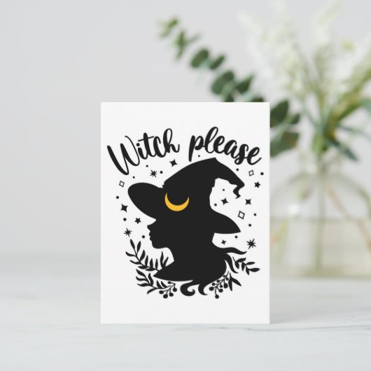 Witch Alsjeblieft Briefkaart (Staand voorkant)