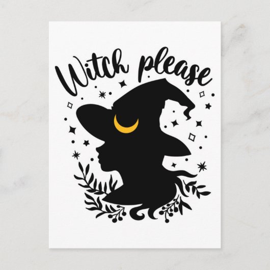 Witch Alsjeblieft Briefkaart (Voorkant)