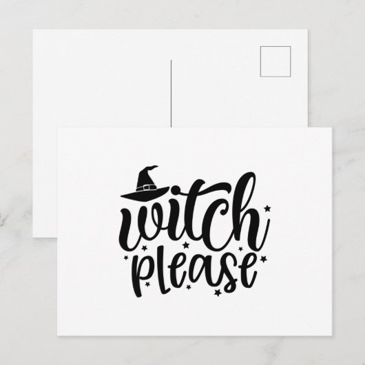 Witch Alsjeblieft Briefkaart (Voorkant / Achterkant)
