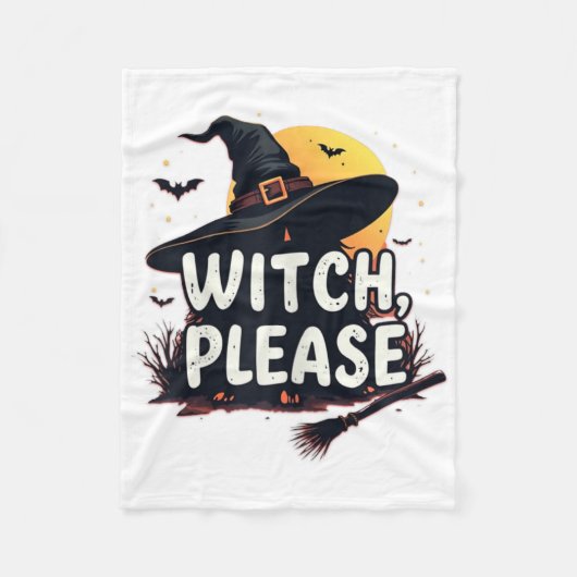Witch Alsjeblieft Fleece Deken (Voorkant)
