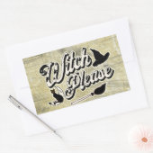 Witch Alsjeblieft | Halloween Rechthoekige Sticker (Envelop)