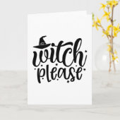 Witch Alsjeblieft Kaart (Gele Bloem)