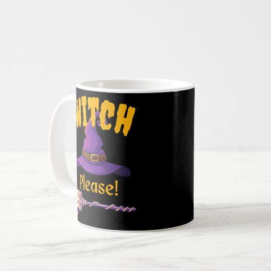 Witch, alsjeblieft! koffiemok (Voorkant links)