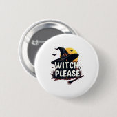 Witch Alsjeblieft Ronde Button 5,7 Cm (Voorkant /achterkant)