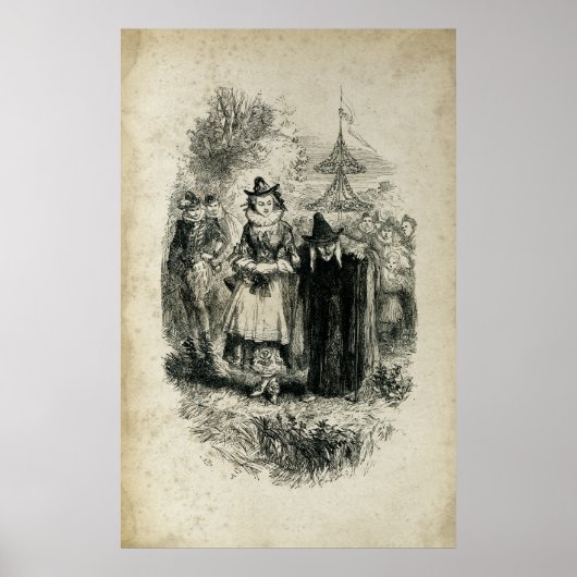 Witch Antiek Halloween Witches Poster (Voorkant)