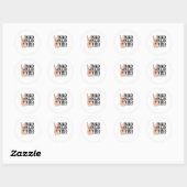 Witch Apparel Bad Witch Vibes Witch Hand Hal Ronde Sticker (Vel)
