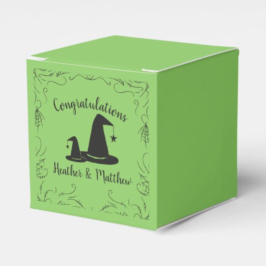 Witch Baby shower Halloween Bedankdoosjes (Voorkant Zijde)