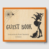 Witch Baby shower Halloween Gastenboek (Achterkant)
