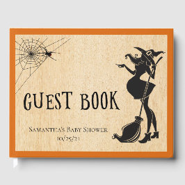 Witch Baby shower Halloween Gastenboek