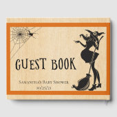 Witch Baby shower Halloween Gastenboek (Achterkant)