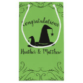 Witch Baby shower Halloween Klein Cadeauzakje (Achterkant)