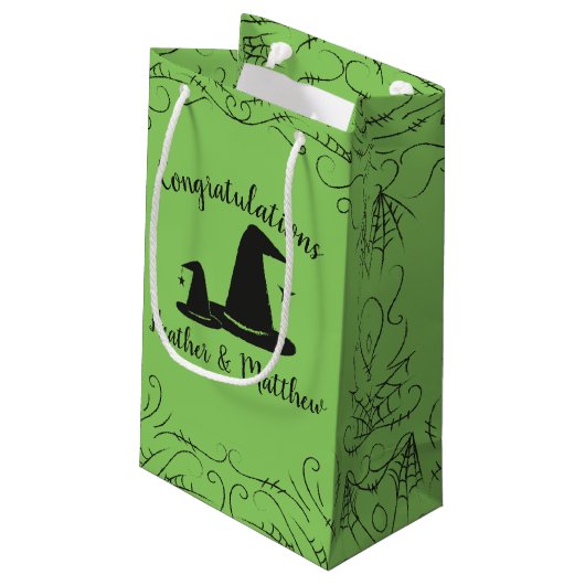 Witch Baby shower Halloween Klein Cadeauzakje (Achterkant Gekanteld)