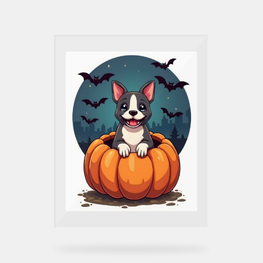 Witch Basset Brew Acryl Bord (Voorkant)