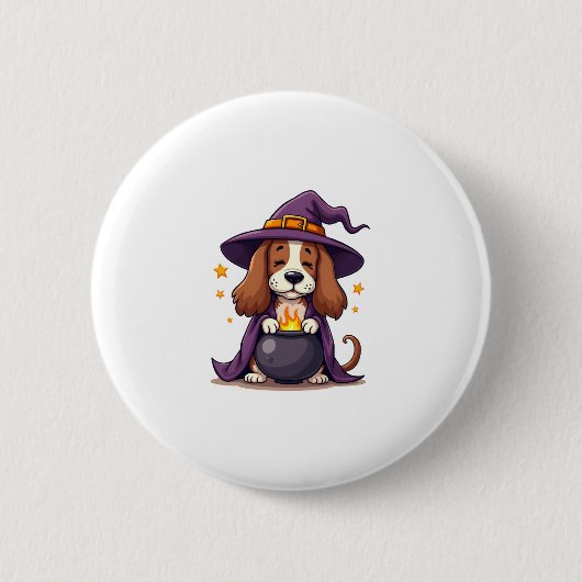 Witch Basset Brew Ronde Button 5,7 Cm (Voorkant)