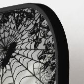 Witch, Bat, Cat en Pumpkin, Happy Halloween! Pickleball Paddle (Links Detail)