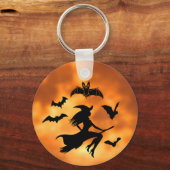 Witch Bats Moon Sleutelhanger (Achterkant)