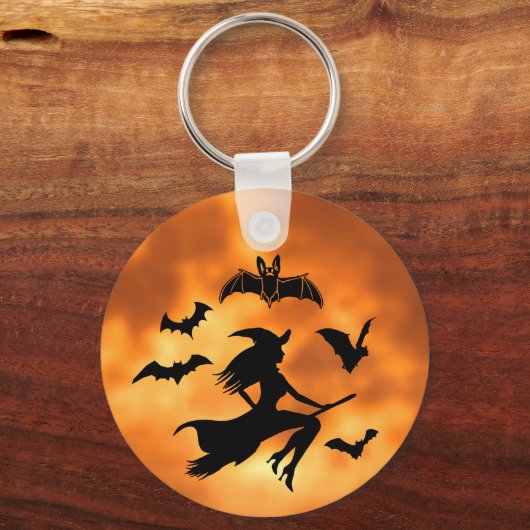 Witch Bats Moon Sleutelhanger (Achterkant)