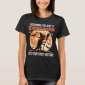 Witch Bearded Dragon Halloween T-shirt (Voorkant)