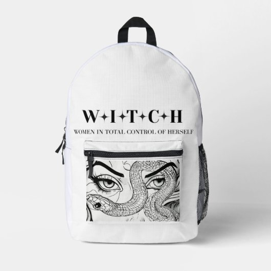 Witch Bedrukte Rugzak (Voorkant)