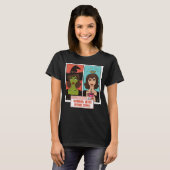 Witch Before Coffee Funny Warning Comic Pop Art T-shirt (Voorkant volledig)