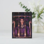 Witch behind bars  briefkaart (Staand voorkant)