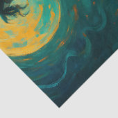 Witch Beneath the Moon – Gothic Decoupage Paper Tissuepapier (Detail)