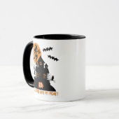 Witch beter hebben mijn geld spookt Halloween grap Mok (Voorkant links)