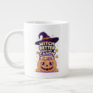 Witch Better Have My Snoep - Schattigee Kawaii Hal Grote Koffiekop