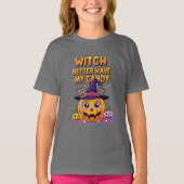 Witch Better Have My Snoep - Schattigee Kawaii Hal T-shirt (Voorkant)