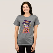 Witch Better Have My Snoep - Schattigee Kawaii Hal Tri-Blend Shirt (Voorkant volledig)