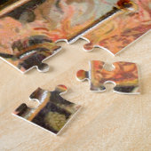 Witch bij Fireplace Legpuzzel (Zijkant)