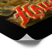 Witch bij Halloween Night Poster (Hoek)