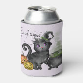 Witch Black Cat | Witch Vibes Blikjeskoeler (Blikje Voorkant)