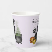 Witch Black Cat | Witch Vibes Papieren Bekers (Links)