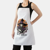 Witch Black Cat Witchy Magic Halloween Wom Schort (Insitu)