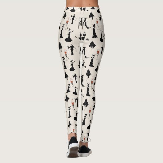 Witch Bloody Cocktail Hart Skeleton Hand Halloween Leggings (Achterkant)
