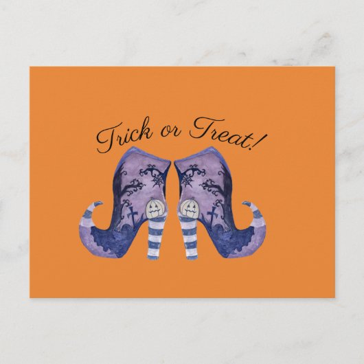 Witch Boots Briefkaart (Voorkant)