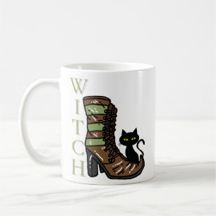 Witch Boots en Cat Coffee Mok