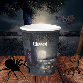 Witch Brew Halloween Black Cat Papieren Bekers