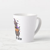 Witch Brew - Kat Dragen Heks Latte Mok (Rechterhoek)